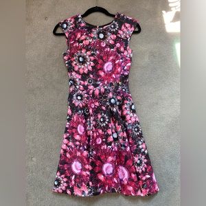 Ted Baker Jewel Print Dress 🩷🖤